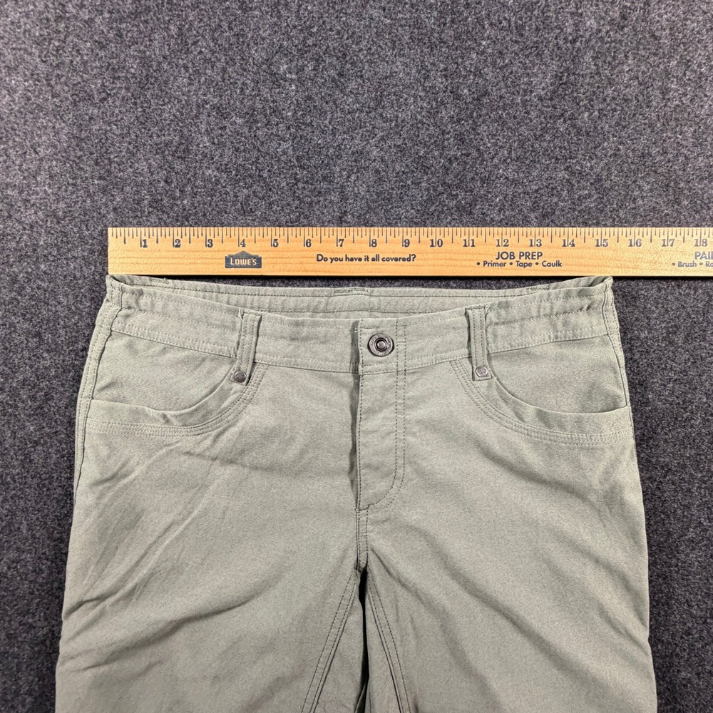 KUHL Splash Capri Pants Womens 6 Sage Green Hiking Outdoor Performance Cropped - Picture 5 of 16